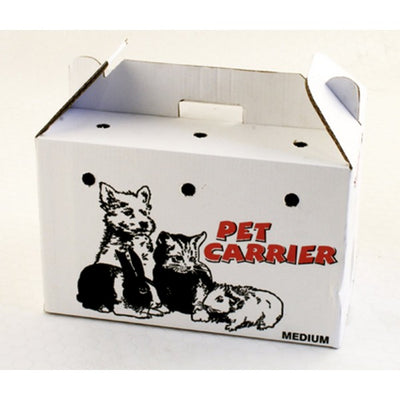 PPI Cardboard Animal Carriers Medium 405x270x255mm