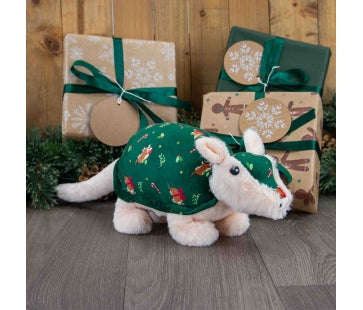 Ancol Arnold Armadillo Christmas dog toy