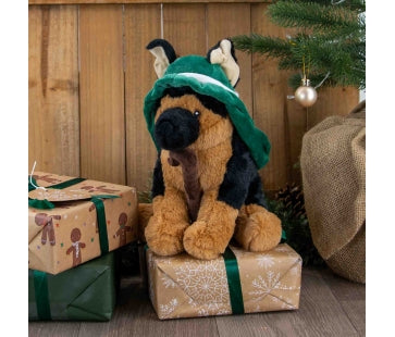 Ancol Wolfgang German Shepherd Christmas dog toy