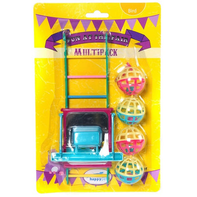 Happy Pet Fun at the Fair Bird Toy Multi-Pack