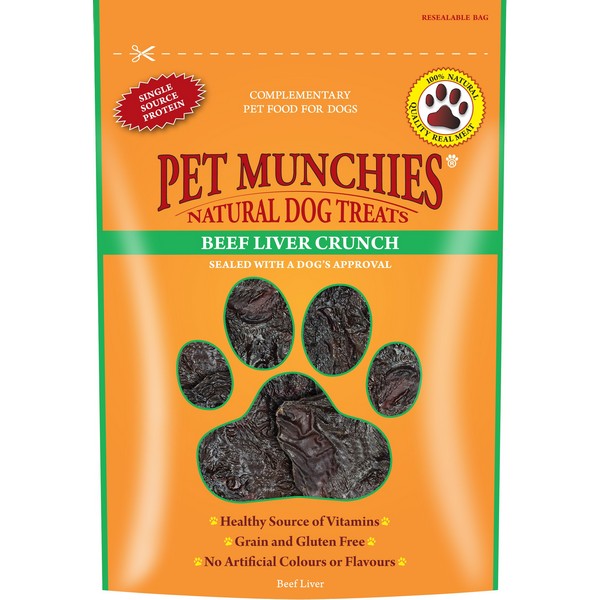 Pet Munchies Beef Liver Crunch 90g