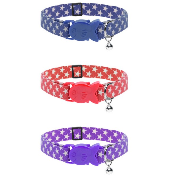 Cat Circus Star Cat Collars Assorted