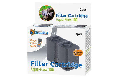 SuperFish Aqua-Flow 100 Easy Click Cartridges (2pcs)