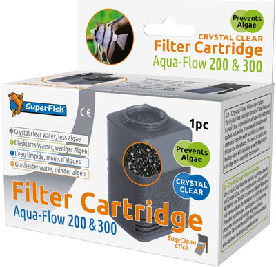 Superfish Aqua-Flow Crystal Clear Cartridges 200 & 300 1pc
