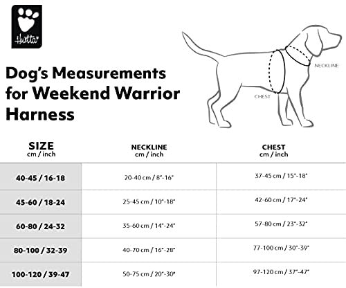 Hurtta Weekend Warrior Harness Neon 45-60cm