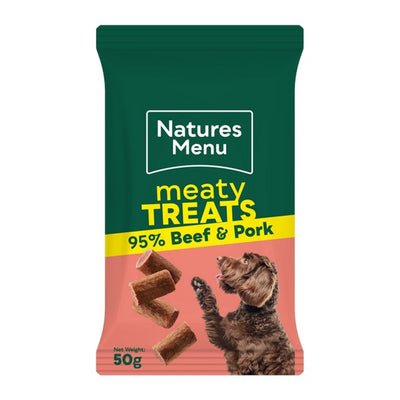 Natures Menu Dog Treats Beef 50g