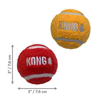 KONG Sport Softies Balls 2pk Assorted Large