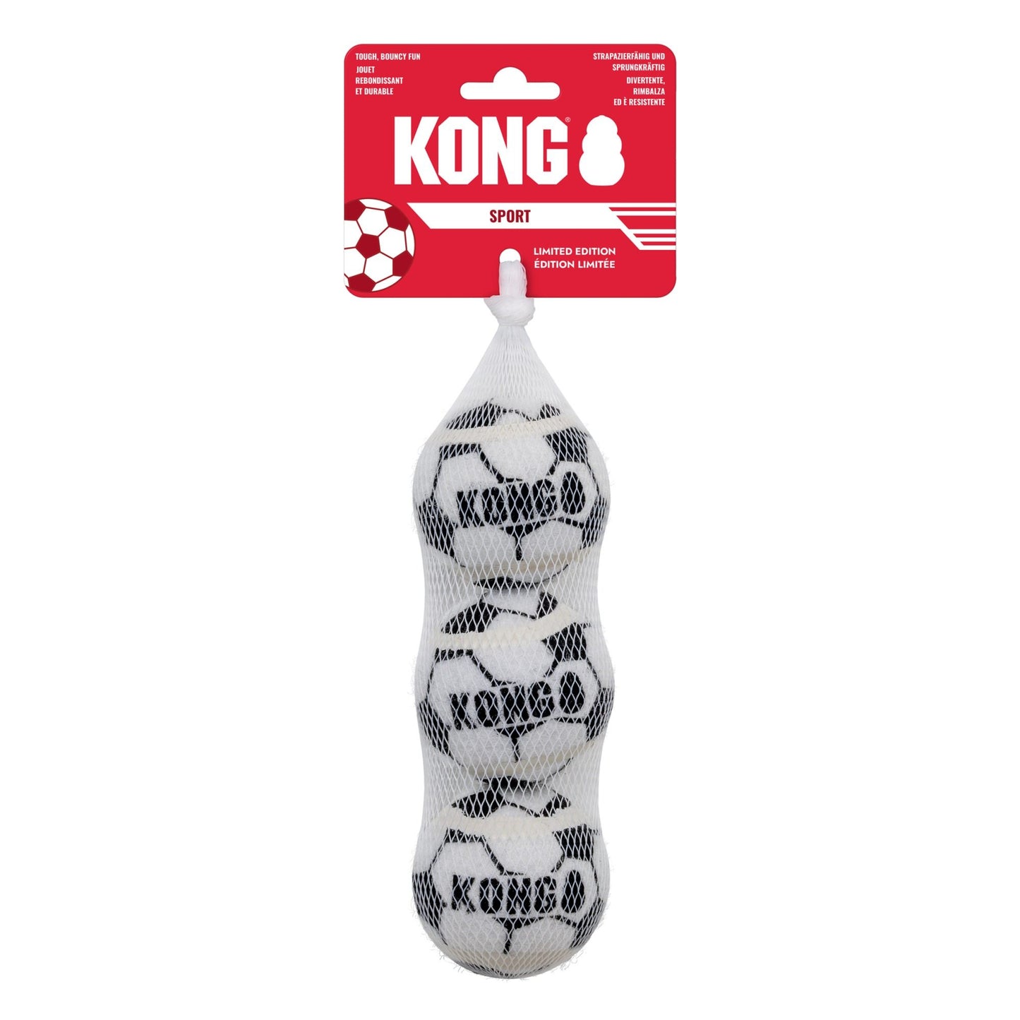 Kong Sport Soccer Ball 3pack Medium