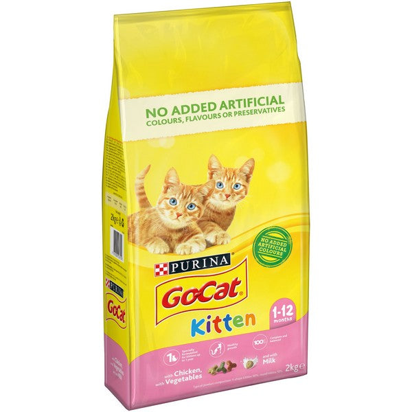 Go Cat Complete Kitten Chkn Carrots and Milk 2kg