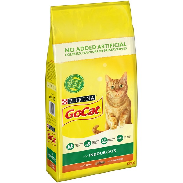 Go Cat Complete Indoor Cat Chicken and Added Veg 2kg