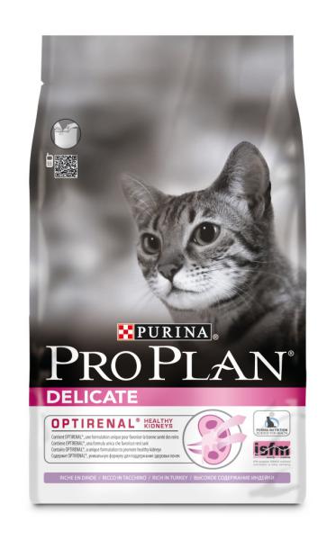 Pro Plan Cat Adult Delicate OPTIRENAL Turkey 3kg