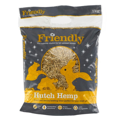 Friendship Hutch Hemp Bedding 1kg