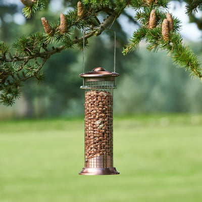 Harrisons Cast Copper Plated Peanut Feeder 20cm