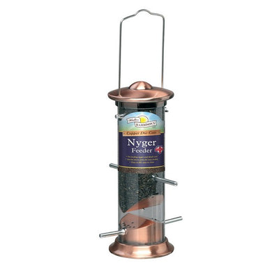 Harrisons Cast Copper Plated Nyger Feeder 20cm