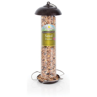 Harrisons Hammertone Copper Seed Feeder 30cm