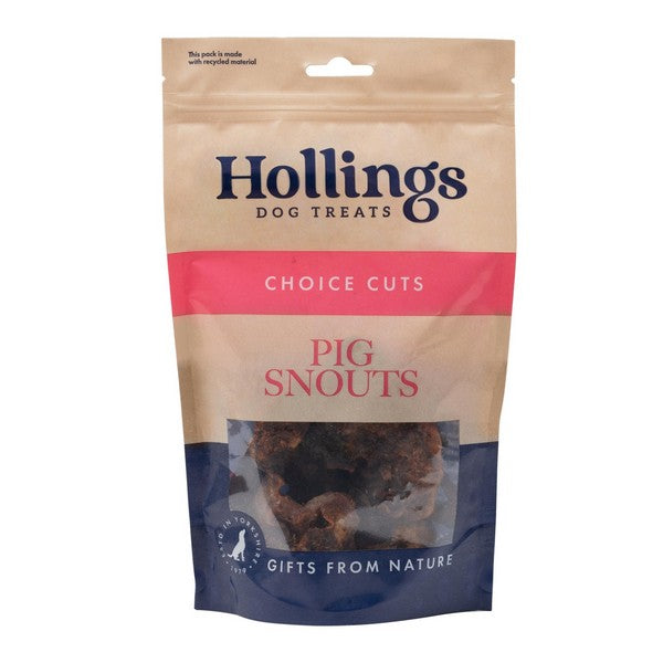 Hollings 100% Natural Pig Snouts 120g