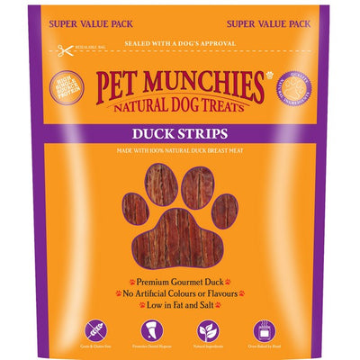 Pet Munchies Duck Strips 320g