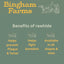 Bingham Farms 10cm Rawhide Pressed Bone 20Pk [SNG] 800g