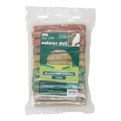 Bingham Farm 15cm Rawhide Munchy Rolls Asstd 20 Pk [SNG] 900g