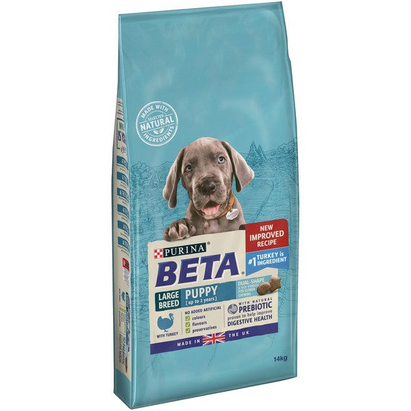 Beta Puppy Large Breed Dry Dog Food with Turkey