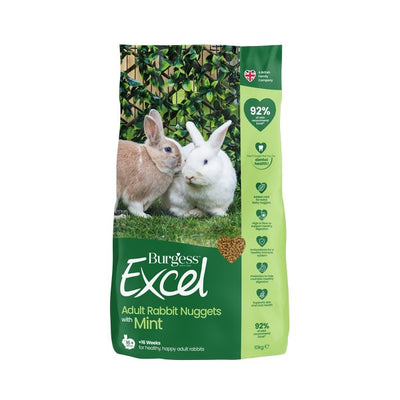 Burgess Excel Adult Rabbit Nuggets with Mint 10kg