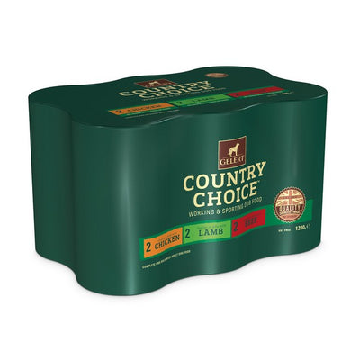 Gelert Country Choice Working Variety Pack (6X1200g)