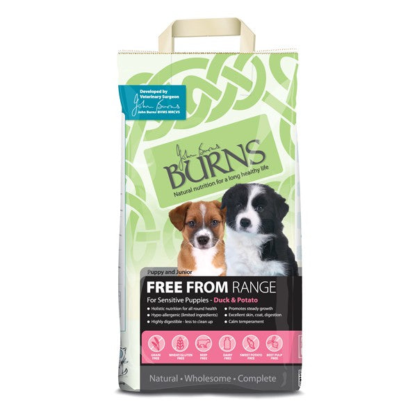 Burns Free From Puppy Duck & Potato (Buckwheat) 6kg