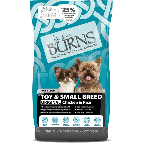 Burns Toy and Small Breed Chicken and Rice 2kg