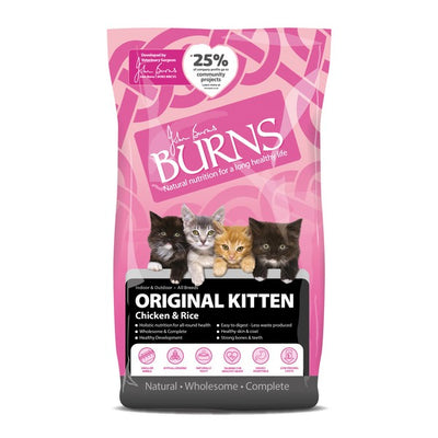 Burns Kitten Chicken and Rice