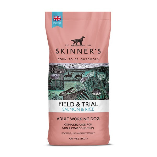 Skinners Field and Trial Salmon and Rice 2.5kg