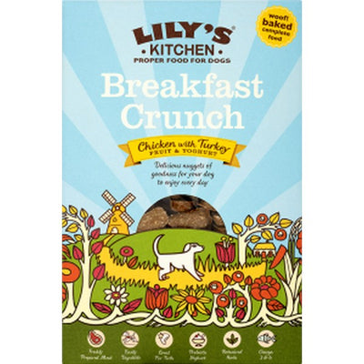 Lilys Kitchen Breakfast Crunch Chicken Turkey Fruit and Yoghurt for Dogs 800g