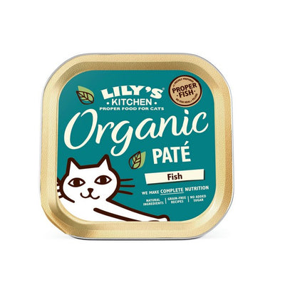 Lilys Kitchen Organic Fish Pate for Cats 85g