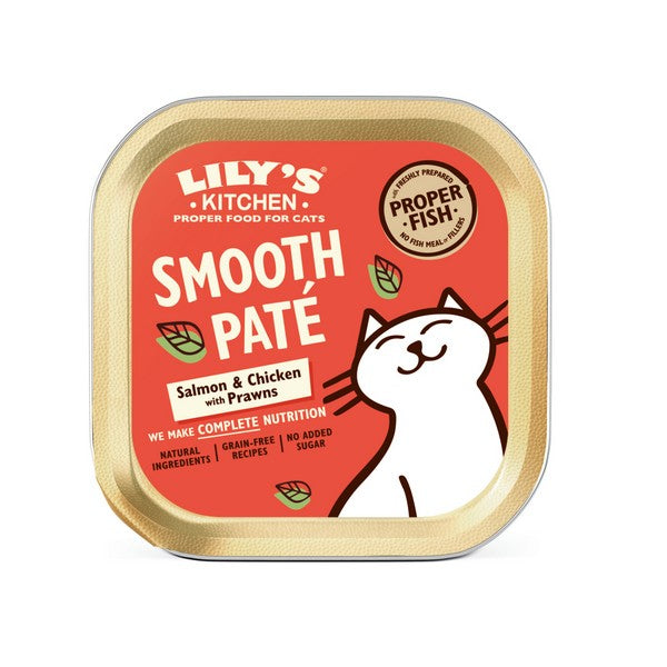 Lilys Kitchen Salmon and Chicken Pate for Cats 85g