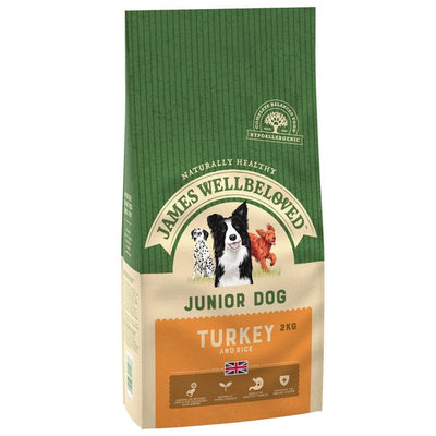 Wellbeloved Turkey and Rice Junior 2kg