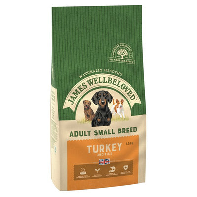 Wellbeloved Turkey and Rice Small Breed Adult 1.5kg