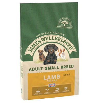 Wellbeloved Lamb and Rice Small Breed Adult 7.5kg