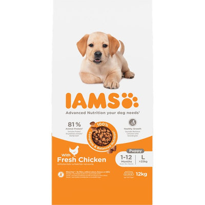 Iams Vitality Puppy Large Breed Fresh chicken 12kg