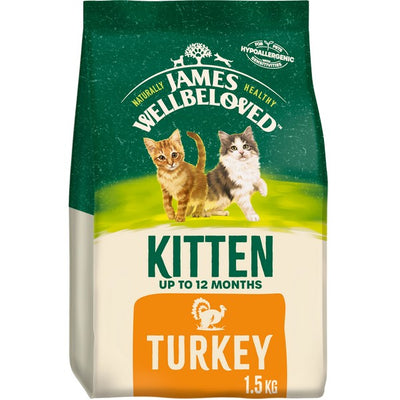 Wellbeloved Cat Food Kitten Turkey and Rice 1.5kg