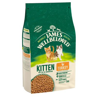 Wellbeloved Cat Food Kitten Turkey and Rice 1.5kg