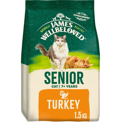 Wellbeloved Cat Food Turkey and Rice Senior 1.5kg