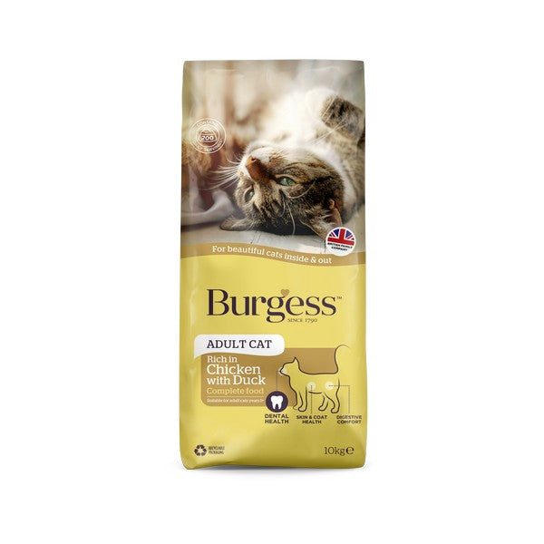 Burgess Adult Cat Food - Multiple Flavours