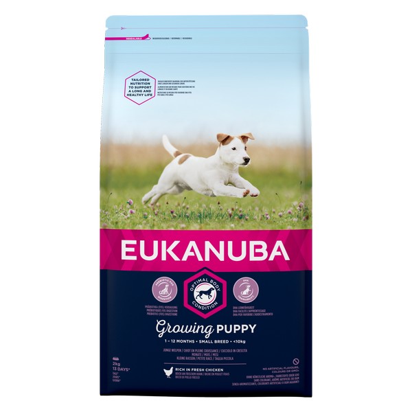 Eukanuba Growing Puppy Chicken Food for Small, Medium, and Large Breeds