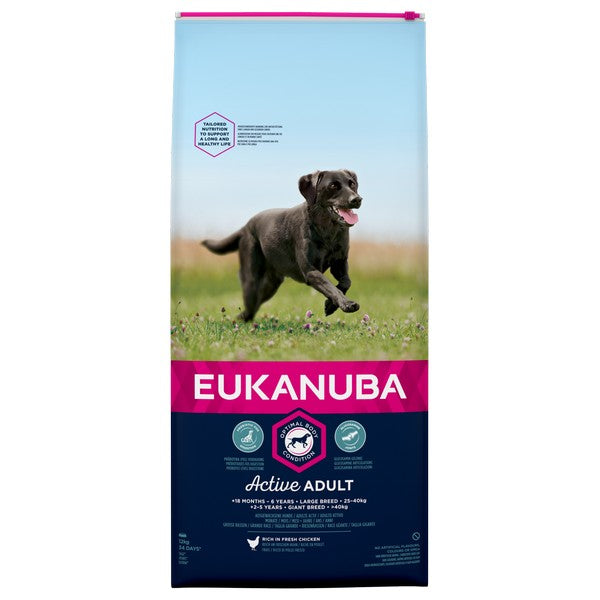 Eukanuba Active Adult Dog Food - Chicken