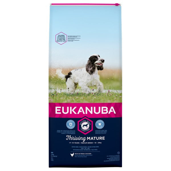 Eukanuba Thriving Mature Breed Dog Food -  Chicken