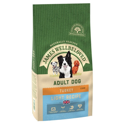 Wellbeloved Dog Food Turkey and Rice Light Adult 1.5kg