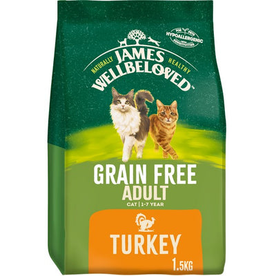 Wellbeloved Cat Food Turkey and Veg Adult 1.5kg