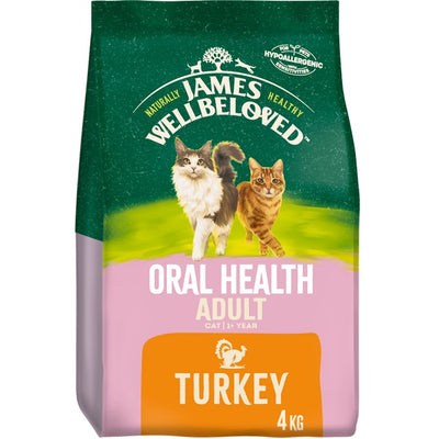 Wellbeloved Cat Food Turkey Oralcare 4kg