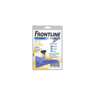 Frontline Spot On Small Dog 2-10kg (1Pipette)