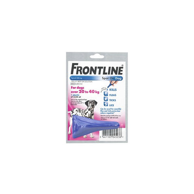 Frontline Spot On Large Dog 20-40kg (1Pipette)