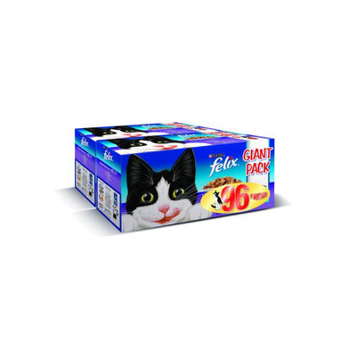 Felix Cat Pouch Mixed Selection in Jelly 96 x 100g